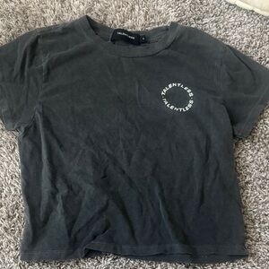 Talentless Gray Baby Tee